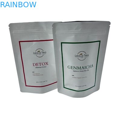 Il supporto di stampa su ordinazione sul corpo d'imballaggio del sacchetto sfrega la borsa a chiusura lampo del di alluminio