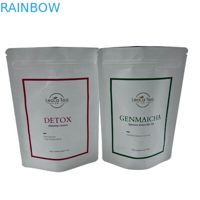 Il supporto di stampa su ordinazione sul corpo d'imballaggio del sacchetto sfrega la borsa a chiusura lampo del di alluminio