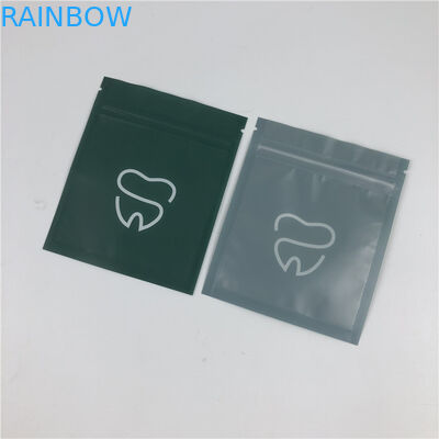 La chiusura lampo di Matt Black Braces Aligners Flat Mylar insacca chiaro Front For Teeth Accessories