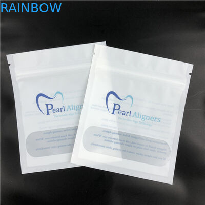 La chiusura lampo di Matt Black Braces Aligners Flat Mylar insacca chiaro Front For Teeth Accessories