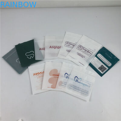 La chiusura lampo di Matt Black Braces Aligners Flat Mylar insacca chiaro Front For Teeth Accessories