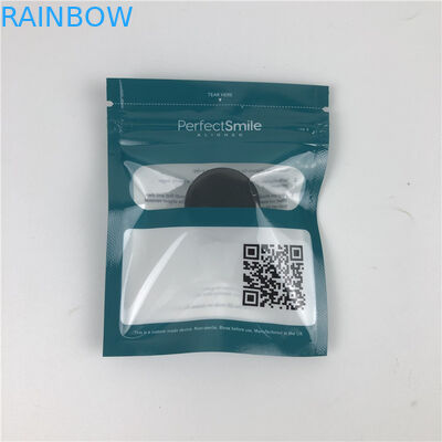 La chiusura lampo di Matt Black Braces Aligners Flat Mylar insacca chiaro Front For Teeth Accessories