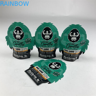 La forma irregolare ha laminato la borsa a chiusura lampo di Mylar di tocco morbido di Mylar 3.5g 7g 14g 28g della prova dell'odore