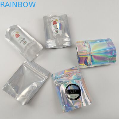 L'imballaggio a chiusura lampo innocuo per i bambini risigillabile insacca l'alimento puro di Front Foil Back Edible For