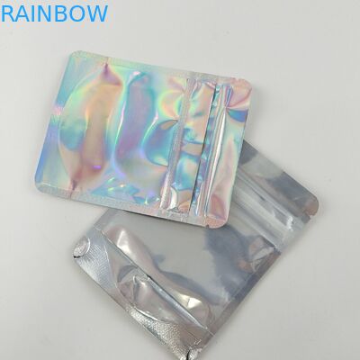 L'imballaggio a chiusura lampo innocuo per i bambini risigillabile insacca l'alimento puro di Front Foil Back Edible For