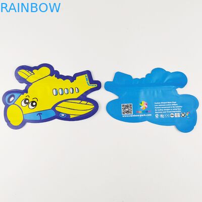 Lo speciale ha modellato Mylar stampato su ordinazione insacca il sacchetto irregolare tagliato con la chiusura lampo