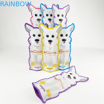 Lo speciale ha modellato Mylar stampato su ordinazione insacca il sacchetto irregolare tagliato con la chiusura lampo