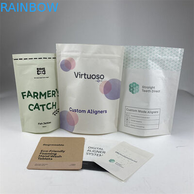 I denti rimuovono i Aligners l'imballaggio di Mylar che insacca il PE di carta kraft di MOPP un lato trasparente