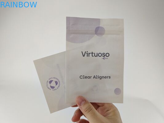 I denti rimuovono i Aligners l'imballaggio di Mylar che insacca il PE di carta kraft di MOPP un lato trasparente