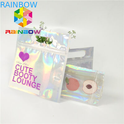 Lo Swimwear d'imballaggio di tocco morbido della borsa del bikini di plastica impermeabile ricicla le borse della serratura dello zip