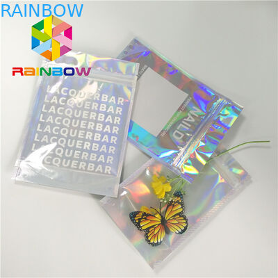 Lo Swimwear d'imballaggio di tocco morbido della borsa del bikini di plastica impermeabile ricicla le borse della serratura dello zip