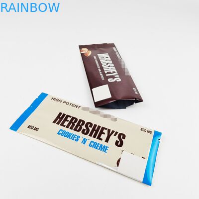 Sacchetto di plastica riciclabile di Antivari di cioccolato di cannabinoidi Digital che stampa la borsa della stagnola