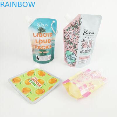 Supporto d'imballaggio del liquido gettato cosmetico dello sciampo del sacchetto su ordinazione del becco sui sacchetti