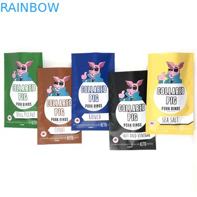 Personalizzi la cannabis che d'imballaggio della borsa di Mylar dell'alimento 35g Mylar di plastica sta sui sacchetti