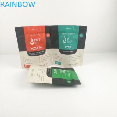 Stia sugli spuntini che d'imballaggio di alluminio delle borse il tabacco aromatizza le borse a chiusura lampo risigillabili