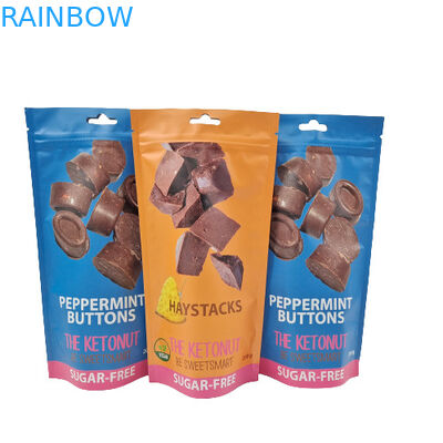 l'alimento Mylar di 3.5g 7g 14g 28g insacca Cangy su misura Gummies sta sulle borse a chiusura lampo