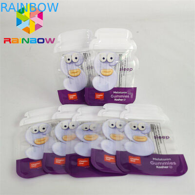 Il Mylar tagliato stampato abitudine insacca 1g 3.5g 7g 14g 28g bambino resistente per il biscotto Candy