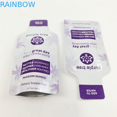 Borse Mylar fustellate stampate personalizzate Borsa a forma speciale con chiusura lampo olografica olografica da 3,5 g