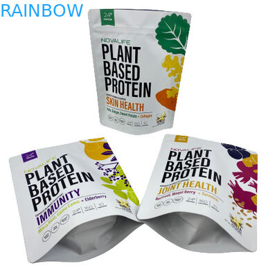 stagnola bianca del biscotto della prova dell'odore 3.5g di Candy del commestibile dello zip della borsa su ordinazione della serratura