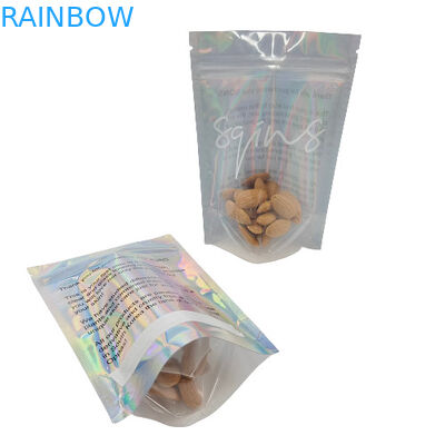 Borsa su misura della serratura dello zip del di alluminio di Mylar per l'imballaggio per alimenti commestibile