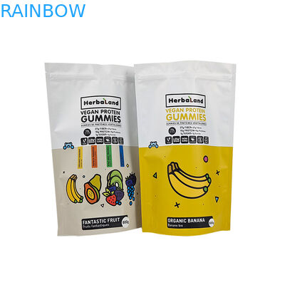 Borsa su misura della serratura dello zip del di alluminio di Mylar per l'imballaggio per alimenti commestibile