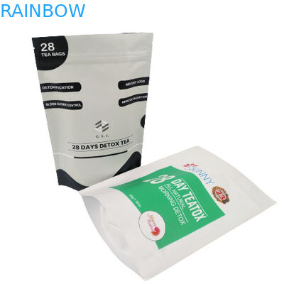 Le borse su ordinazione del di alluminio di Logo White Coffee Beans Tea Mylar odorano la prova