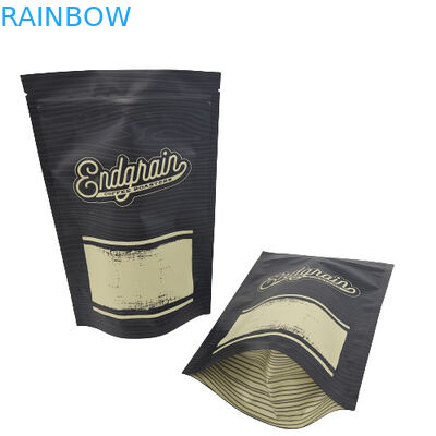 Prova a chiusura lampo glassata bianca d'imballaggio dell'odore della borsa del tè del caffè con il vostro logo