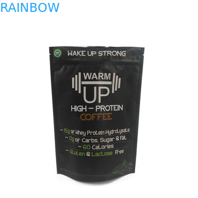 Prova a chiusura lampo glassata bianca d'imballaggio dell'odore della borsa del tè del caffè con il vostro logo