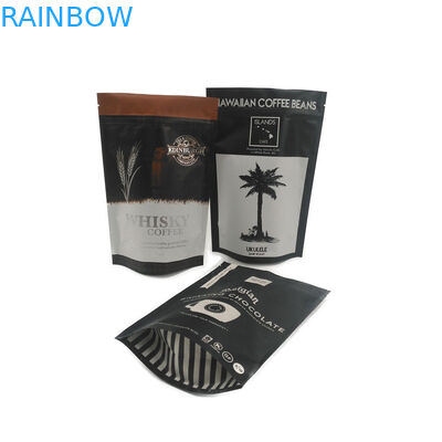 Prova a chiusura lampo glassata bianca d'imballaggio dell'odore della borsa del tè del caffè con il vostro logo