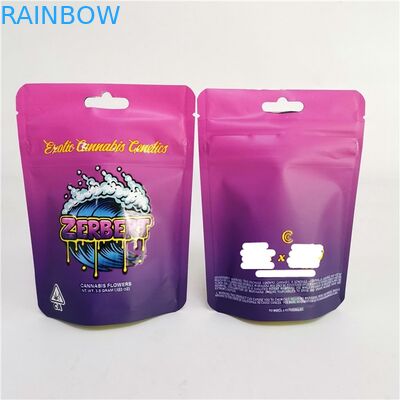 Incenso di erbe della stagnola di plastica che imballa il fiore della cannabis del sacchetto del supporto della borsa di Mylar su