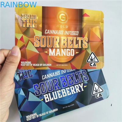 La borsa d'imballaggio 420 Digital della marijuana dell'erbaccia di CBD che stampa Doypack ha tagliato l'incenso a stampo tagliente di erbe