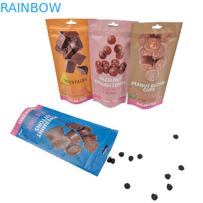 il biscotto commestibile Mylar di 14G 28G Candy insacca Matte Child Resistant Stand Up sigillato di plastica