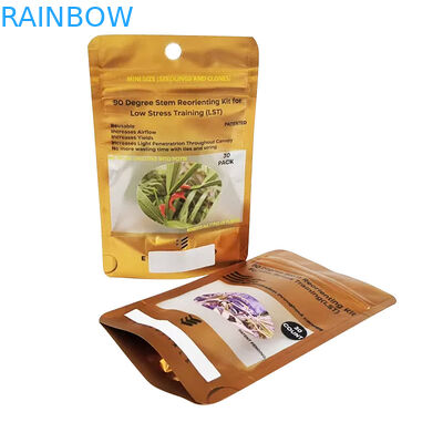 3.5g stanno sul sacchetto Mylar della chiusura lampo insaccano l'alluminio dell'ologramma con la chiusura lampo della prova del bambino