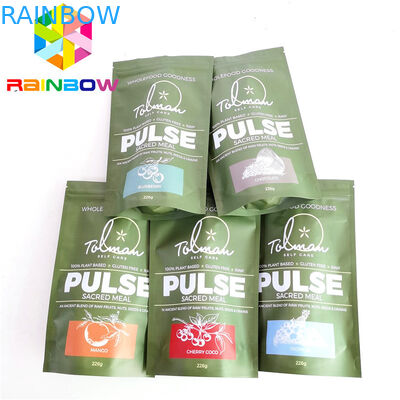 la prova dell'odore del sacchetto di plastica dell'alimento di 3.5g Candy CMYK sta sull'alluminio del sacchetto con la chiusura lampo