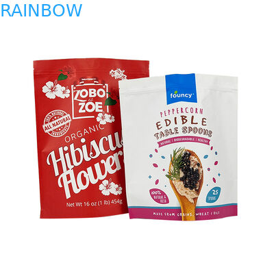 la prova dell'odore del sacchetto di plastica dell'alimento di 3.5g Candy CMYK sta sull'alluminio del sacchetto con la chiusura lampo