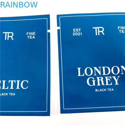 500Ppcs che imballa stampando le borse di Mylar per i sacchetti neri della saldatura a caldo del tè verde