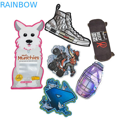 3.5g ha sigillato la prova Mylar dell'odore insacca l'abitudine lo speciale unico stampato che ha tagliato di forma irregolare a stampo tagliente