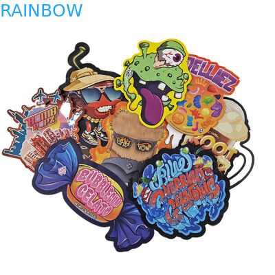 3.5g 7g 14g 28g Imballaggio in plastica a forma di spuntino tagliato a prova di bambino irregolare di progettazione personalizzata