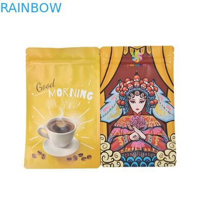 Imballaggio in plastica commestibile La chiusura lampo del foglio di alluminio sta sulle borse per la polvere proteica del biscotto dello spuntino