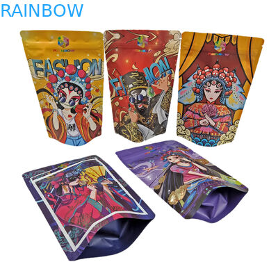 Lamina commestibile Stand Up Zipper Pouch 100g Plastica per caramelle/Snack/Caffè/Sacchetti di Mylar per alimenti per animali domestici