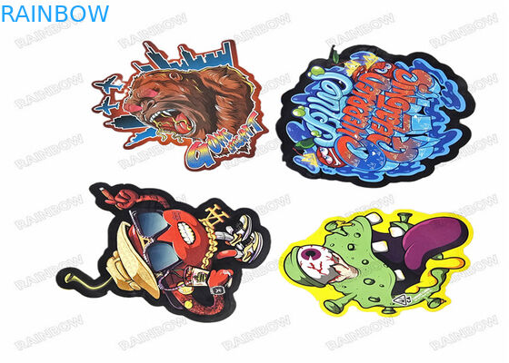 Lo speciale tagliato della borsa dello spuntino dell'irregolare 3.5g ha modellato l'alimento che Mylar d'imballaggio a chiusura lampo di plastica insacca