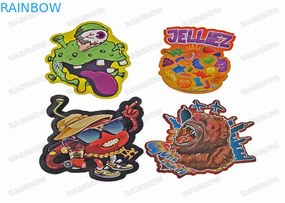 Lo speciale tagliato della borsa dello spuntino dell'irregolare 3.5g ha modellato l'alimento che Mylar d'imballaggio a chiusura lampo di plastica insacca