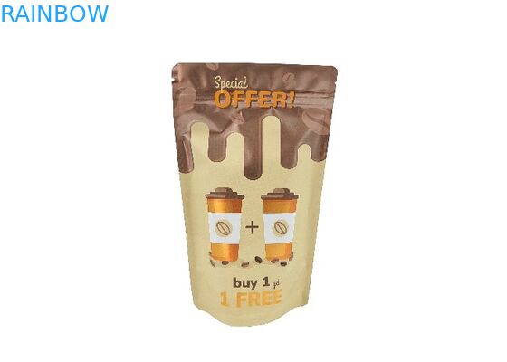 Di caffè della borsa 250g 500g 1kg della chiusura lampo del supporto borsa su ordinazione su