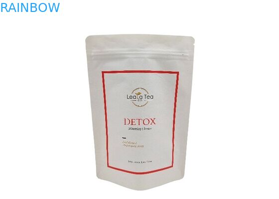 Supporto del di alluminio del tè sul sacchetto a chiusura lampo del di alluminio della prova dell'odore della borsa