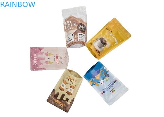 Supporto della plastica del di alluminio sulle borse a chiusura lampo risigillabili di Mylar della prova dell'odore del sacchetto