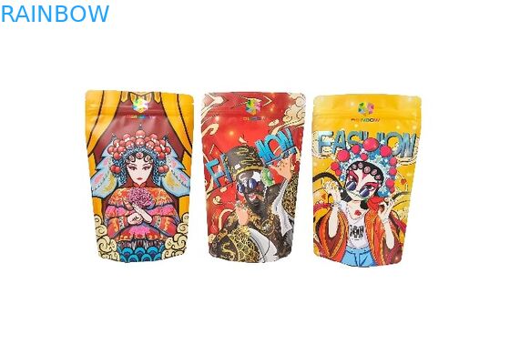 Lo stoccaggio del dessert del dado di Candy dell'arachide dell'alimento sta sulle borse dell'alimento di Mylar con la chiusura lampo risigillabile