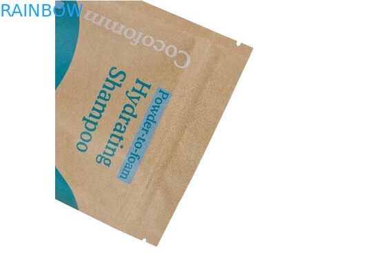Supporto d'imballaggio commestibile di Brown della carta kraft di Doypack della prova all'ingrosso dell'odore sui sacchetti