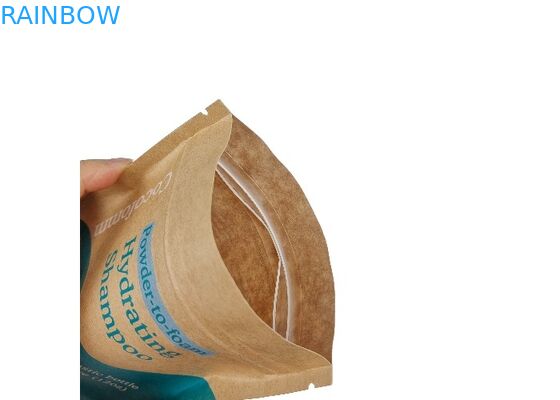 Supporto d'imballaggio commestibile di Brown della carta kraft di Doypack della prova all'ingrosso dell'odore sui sacchetti