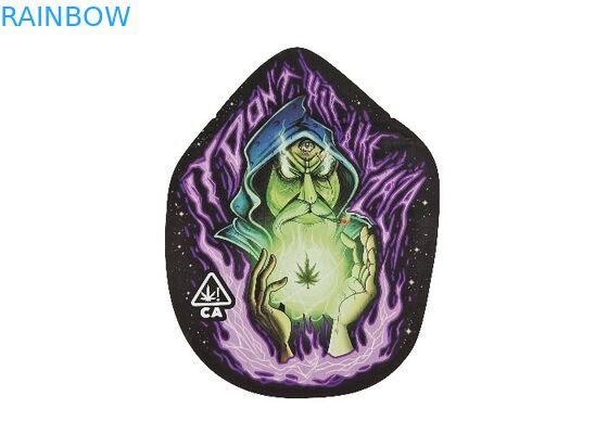 La serratura di plastica dello zip di tocco morbido 3.5g Mylar insacca la stampa a forma di di Digital dello speciale