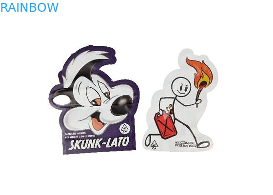 Il sacchetto UV su ordinazione di Mylar della serratura dello zip della stampa di Logo Spot ha tagliato la saldatura a caldo a stampo tagliente di auto della borsa per imballaggio alimentare